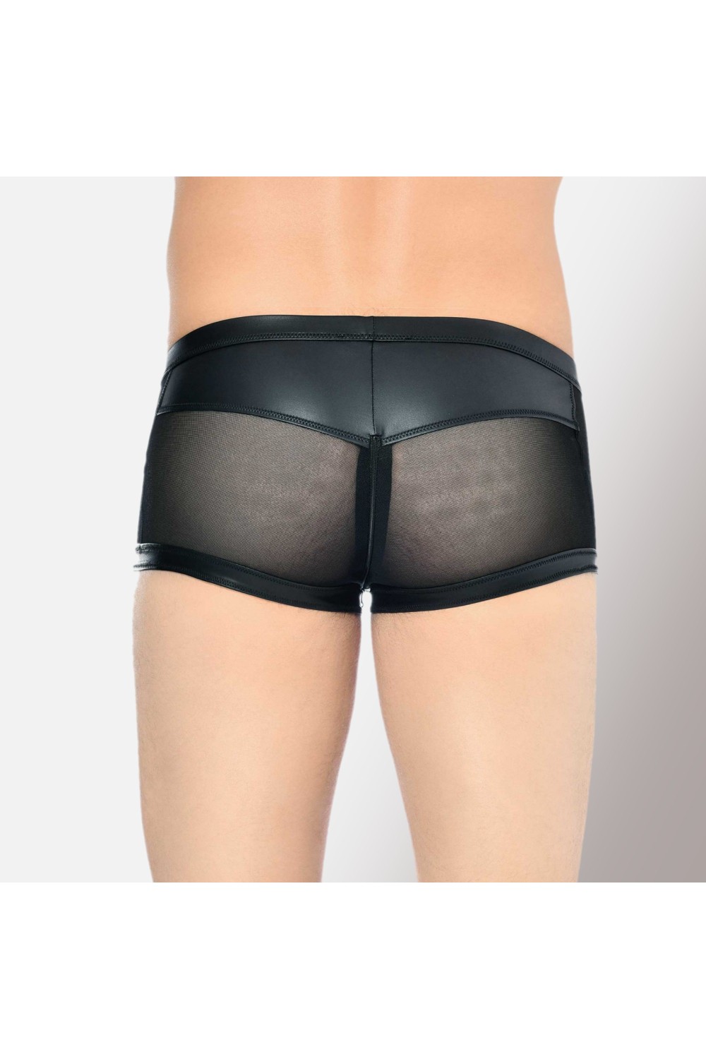 Tyrion, sexy black wetlook trunks - Patrice Catanzaro Official Website