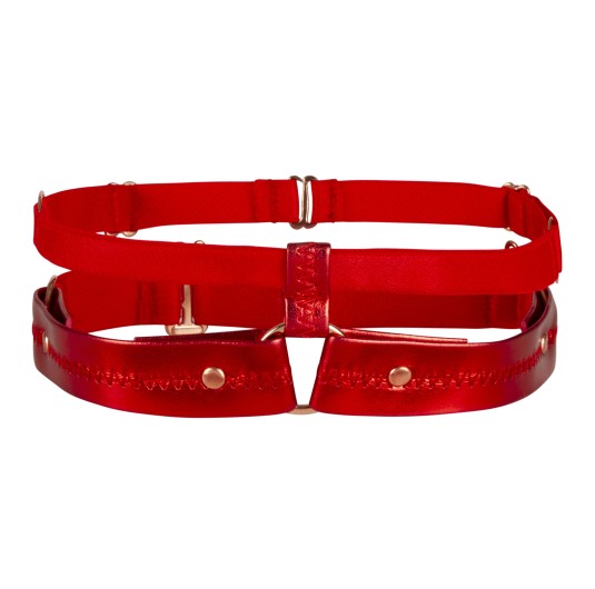 Khloe faux leather collar