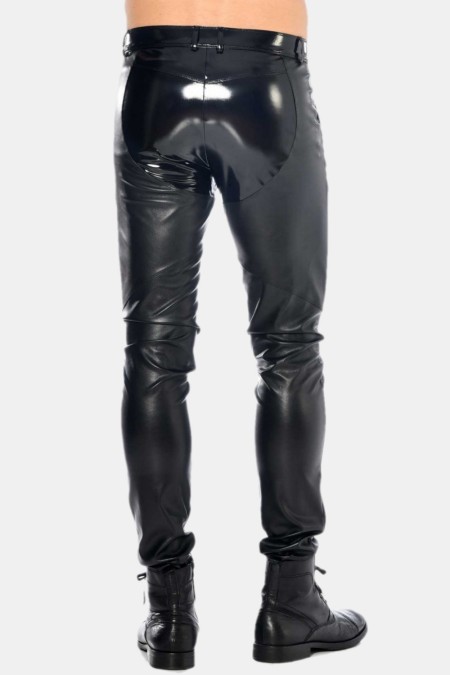 Daario, pantalon homme en faux cuir - Patrice Catanzaro Site Officiel