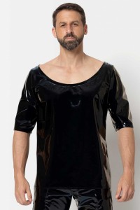 Alrik, t-shirt homme vinyle noir - Patrice Catanzaro Site Officiel