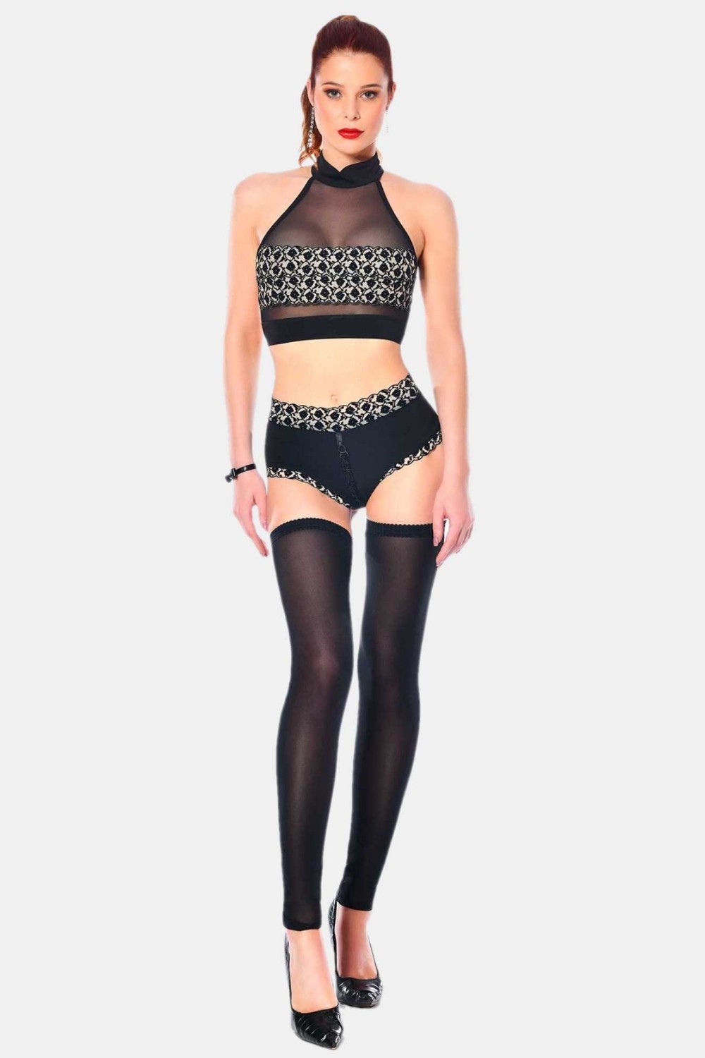 Liberty, sexy shorts & stockings - Patrice Catanzaro Official Website