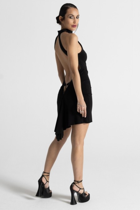 Texas, sexy black lycra dress - Patrice Catanzaro Official Website