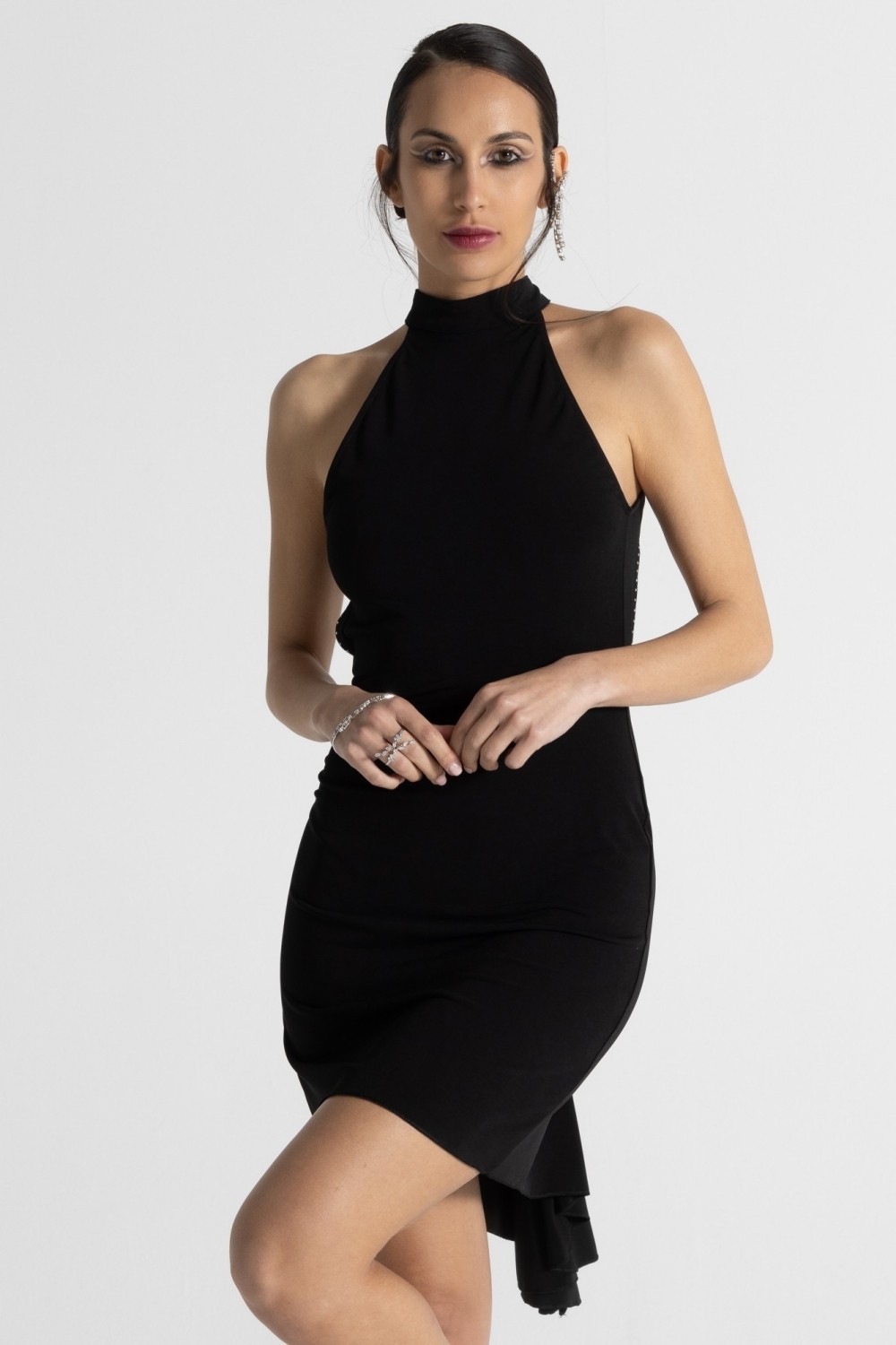 Texas, sexy black lycra dress - Patrice Catanzaro Official Website