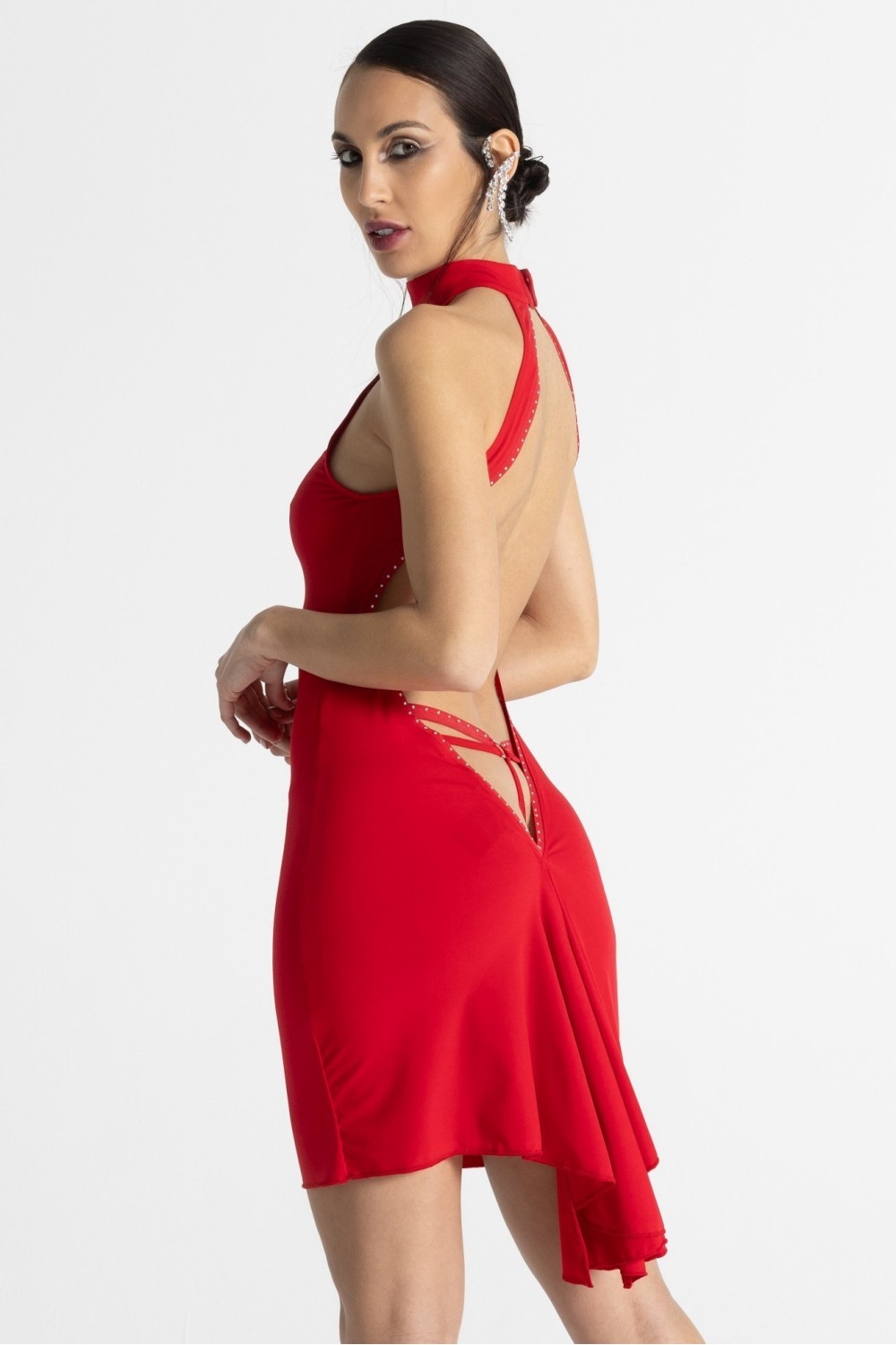 Texas, vestido rojo escote espalda - Patrice Catanzaro Página Oficial