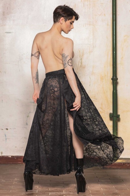 Turbulence, fetish lace skirt - Patrice Catanzaro Official Website