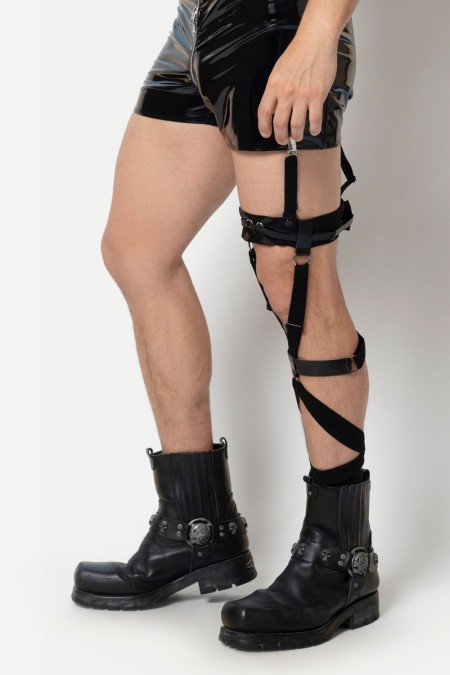 Thorlak black leg harness for men - Patrice Catanzaro Official Website