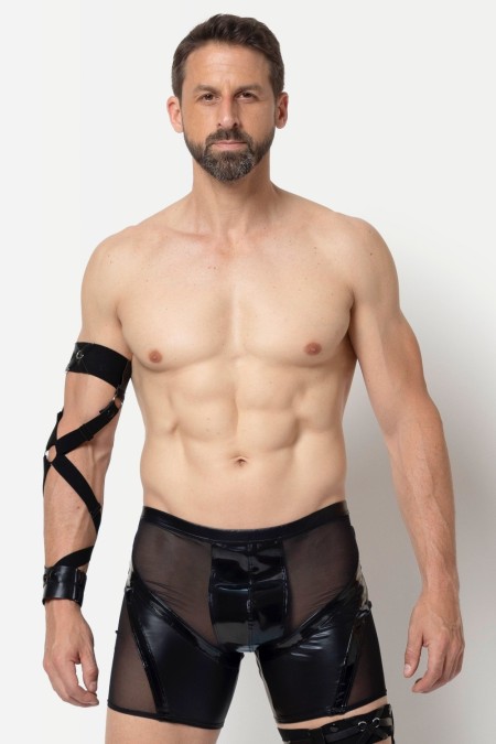 Thorlak black arm harness for men - Patrice Catanzaro Official Website