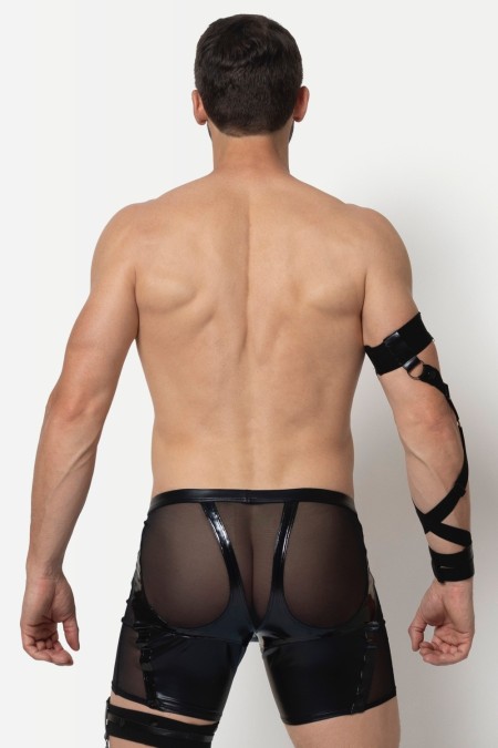 Thorlak black arm harness for men - Patrice Catanzaro Official Website