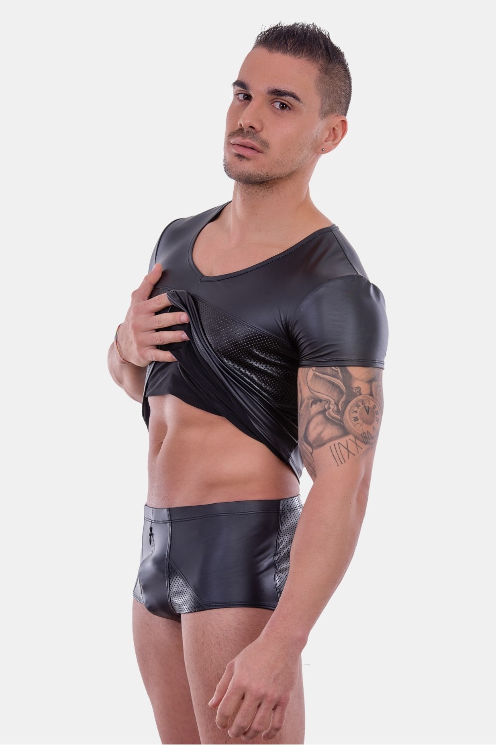 David, fetish faux leather trunks - Patrice Catanzaro Official Website