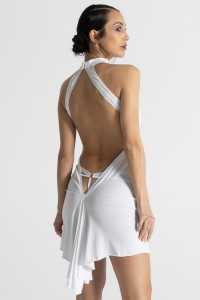 Texas, vestido blanco escote espalda - Patrice Catanzaro Página Oficial
