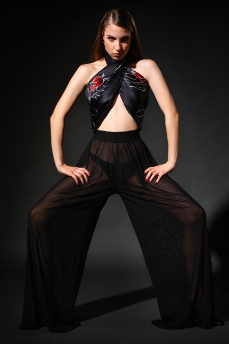 Antonella, fashion silk scarf - Patrice Catanzaro Official Website