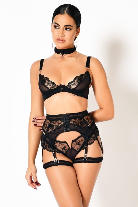 Ivy suspender - Luxury lingerie – Impudique Official Website