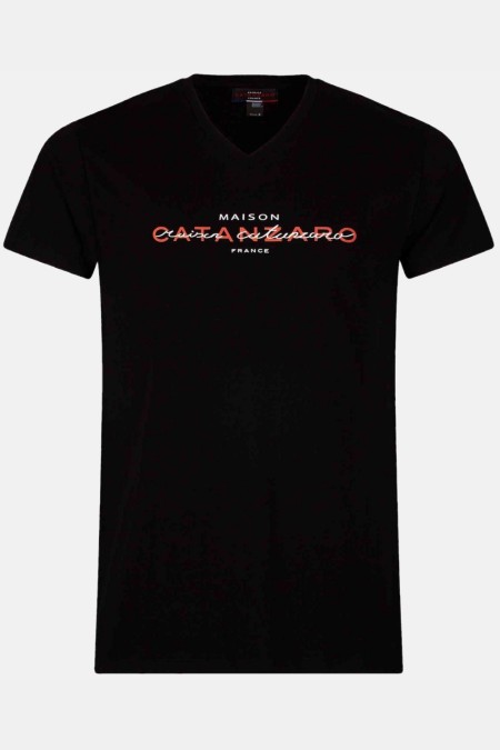 Mark tee shirt homme noir - Patrice Catanzaro Site Officiel