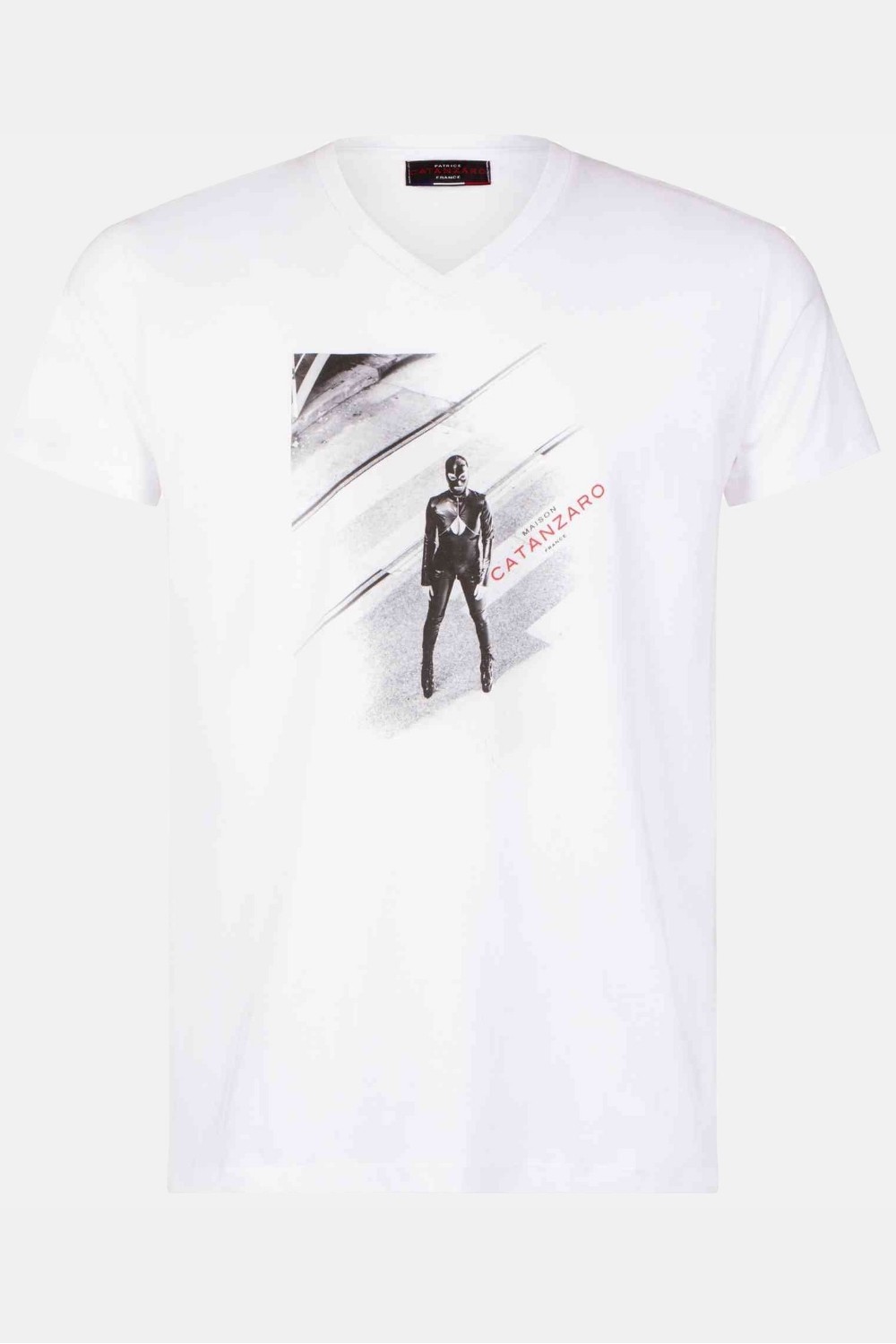 Street tee shirt homme blanc - Patrice Catanzaro Site Officiel