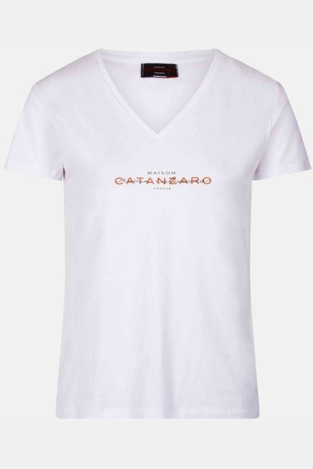Mark tee shirt femme blanc - Patrice Catanzaro Site Officiel