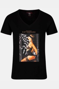 Blind tee shirt femme noir - Patrice Catanzaro Site Officiel
