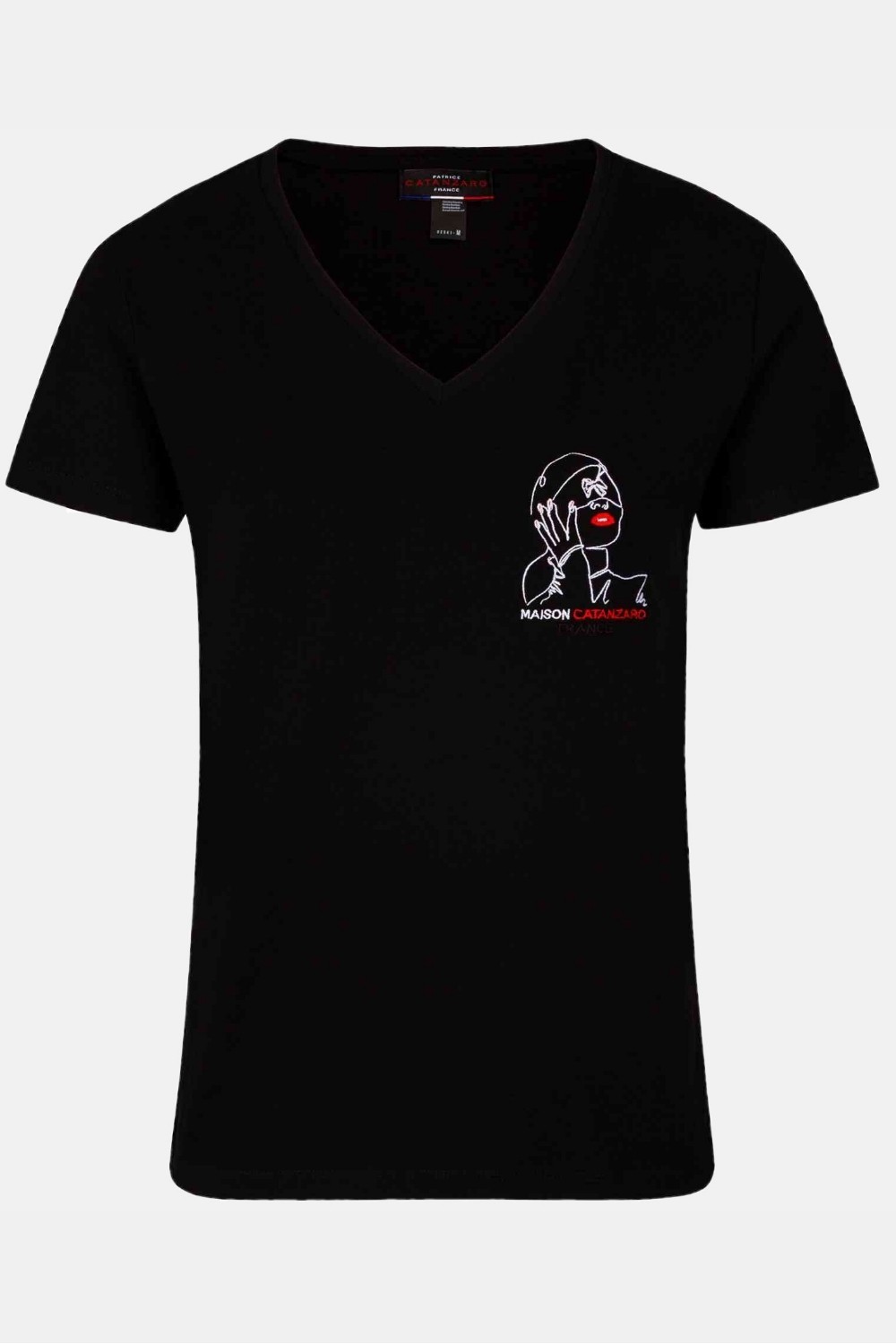 Antonella women black t-shirt- Patrice Catanzaro Offical Website