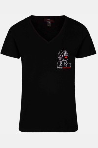 Antonella camiseta negra mujer - Patrice Catanzaro Página Oficial