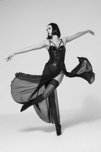 Tigresse, black sexy mesh dress - Patrice Catanzaro Official Website