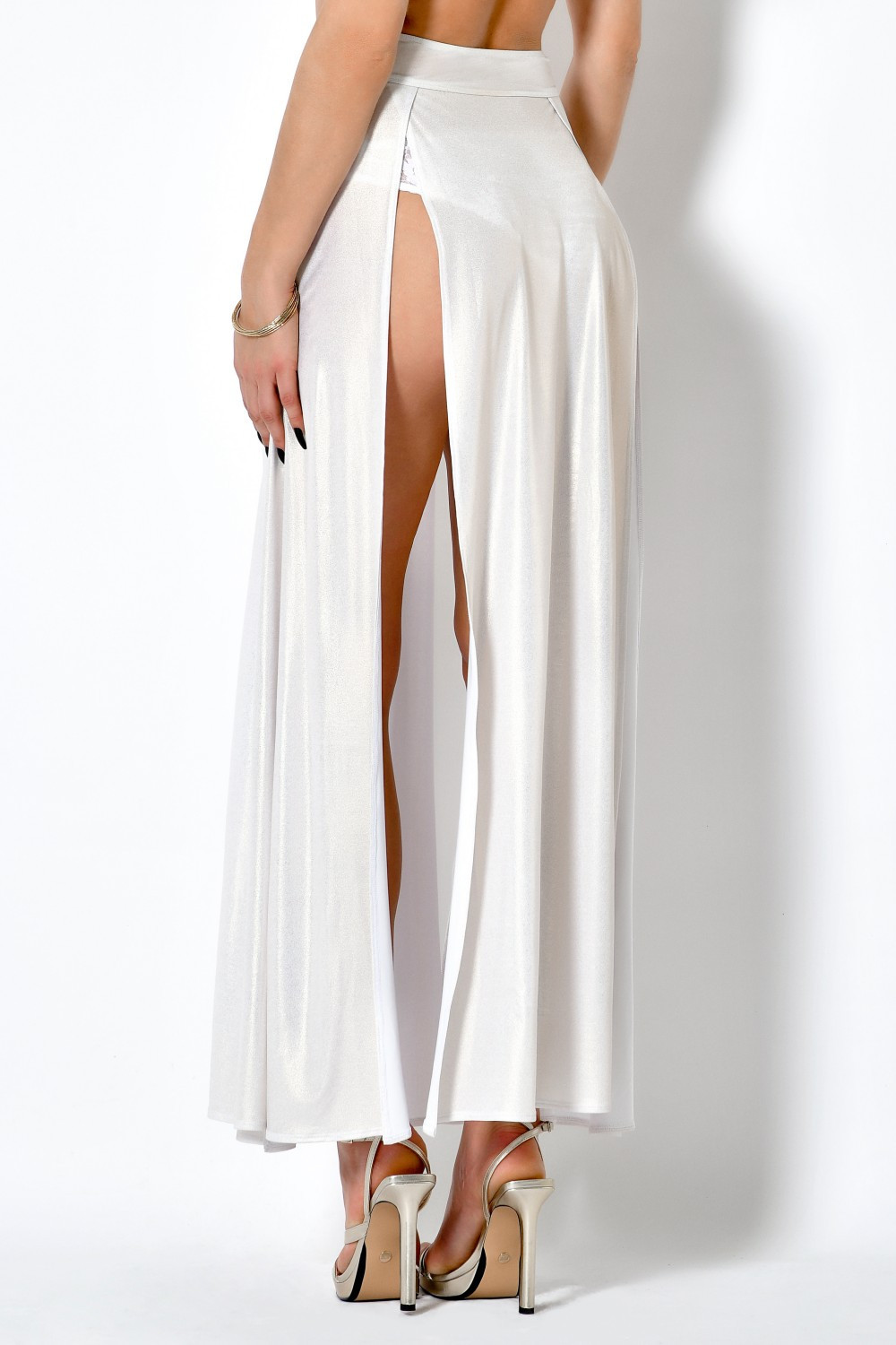 Saint Raphael, white mesh skirt - Patrice Catanzaro Official Website