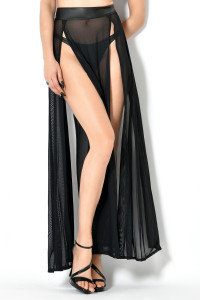 Saint Raphael, black mesh skirt - Patrice Catanzaro Official Website