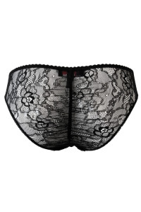 Estaque, black lace sexy thong - Patrice Catanzaro Official Website