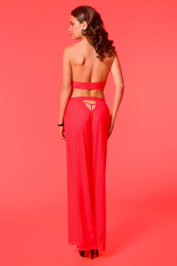 Tango, pantalón malla coral - Patrice Catanzaro Página Oficial