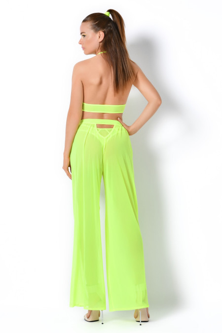 Tango, yellow mesh trousers - Patrice Catanzaro Official Website
