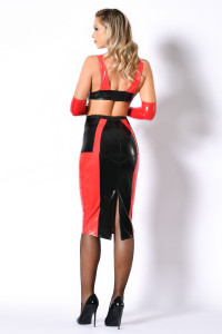 Ardente brassière datex rouge et noi - Patrice Catanzaro Site Officiel