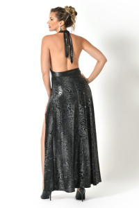 Asteroide, lycra black dress - Patrice Catanzaro Official Website