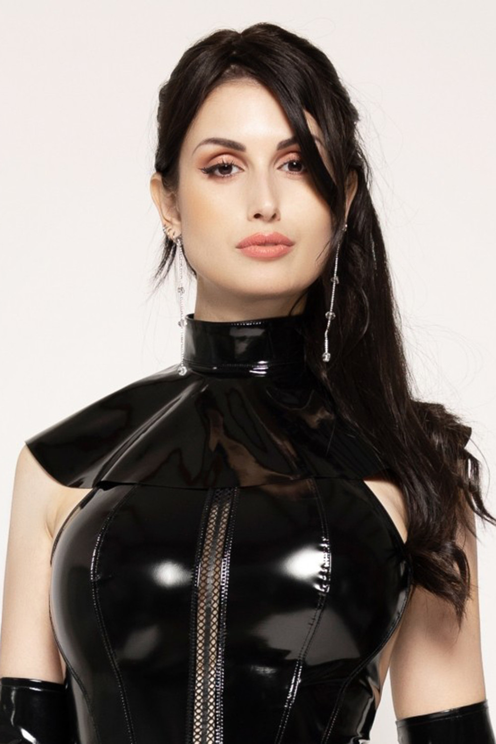 Boreal, black vinyl fetish collar - Patrice Catanzaro Official Website