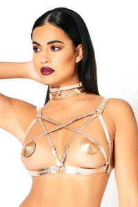 Blair harness - Luxury lingerie – Impudique Official Website