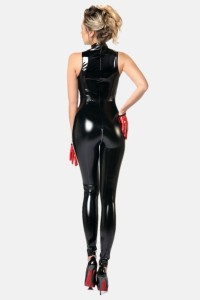 Conjuto catsuit & guantes