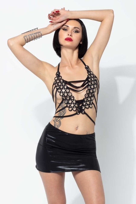 Ensemble Palombe top et jupe