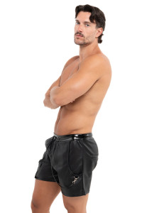 Egée short faux cuir