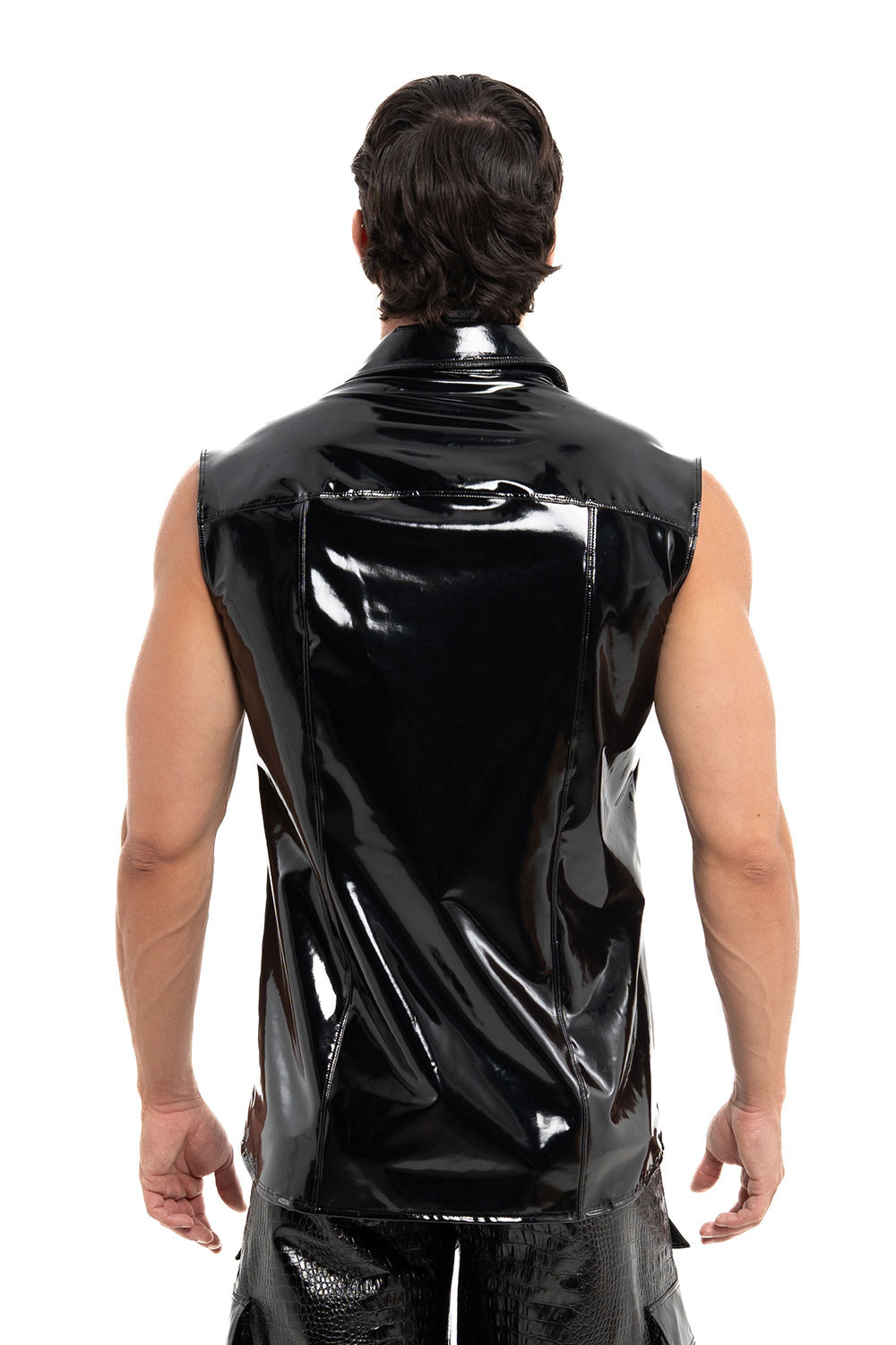 Apollon chemise vinyle noir