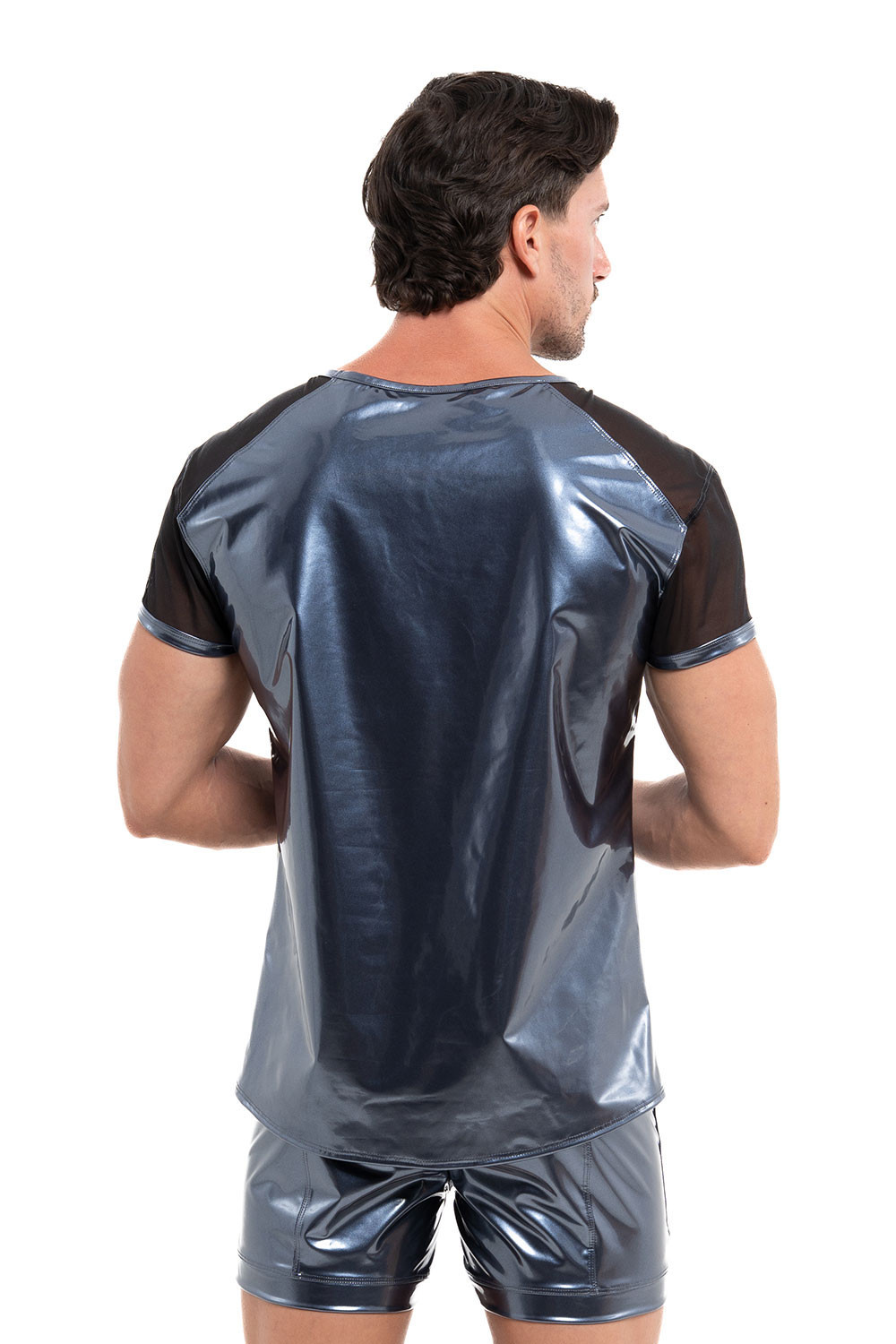 Promethee blue vinyl t-shirt