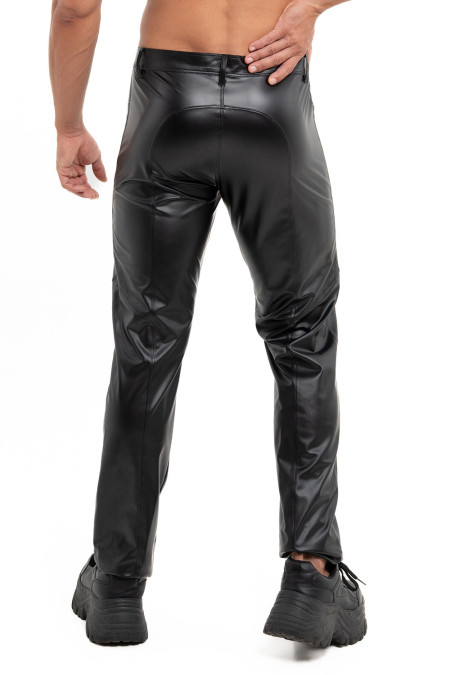Joss, men's wetlook trousers - Patrice Catanzaro Official Website