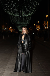 Le manteau long en simili cuir signature Catanzaro