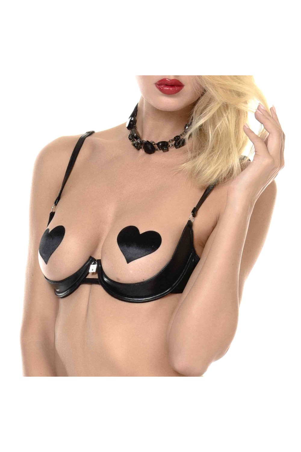 Annabelle, sexy wetlook shelf bra - Patrice Catanzaro Official Website
