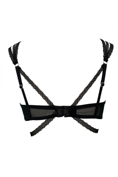 Loria, fetish black wetlook bra - Patrice Catanzaro Official Website