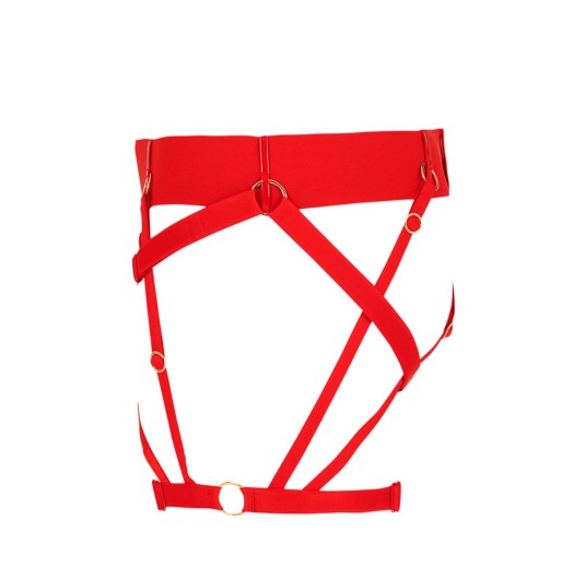 Serguei bottom harness - French luxury lingerie – Impudique Website