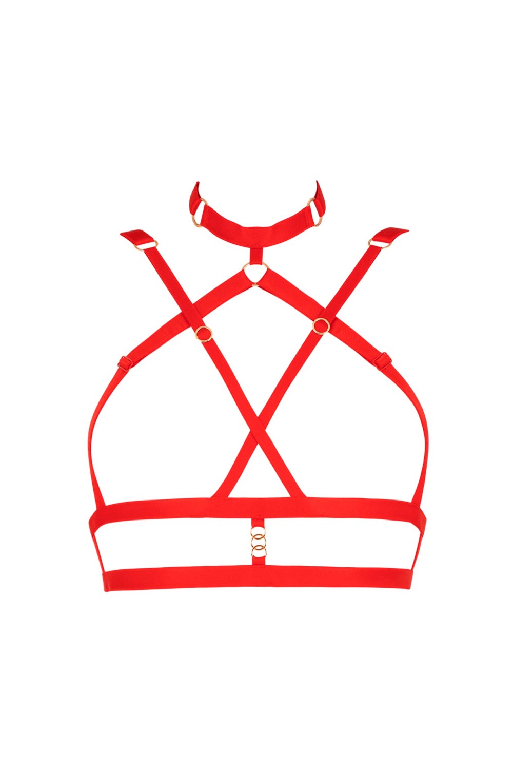 Serguei Top Harness - French luxury lingerie – Impudique Website
