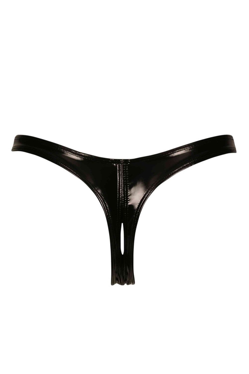 Womens Sexy Wet Look Lingerie Underwear Faux Leather Panties G-String Briefs  Hot
