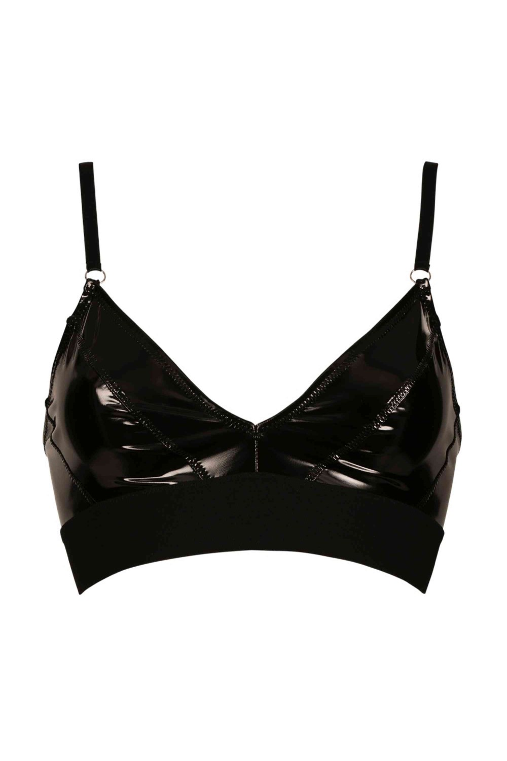 Black fetish vinyl bag - Patrice Catanzaro Black fetish vinyl bag - Patrice Catanzaro