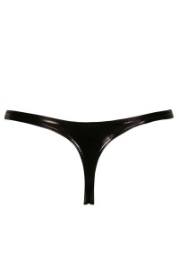 S, sexy black or red vinyl thong - Patrice Catanzaro Official Website